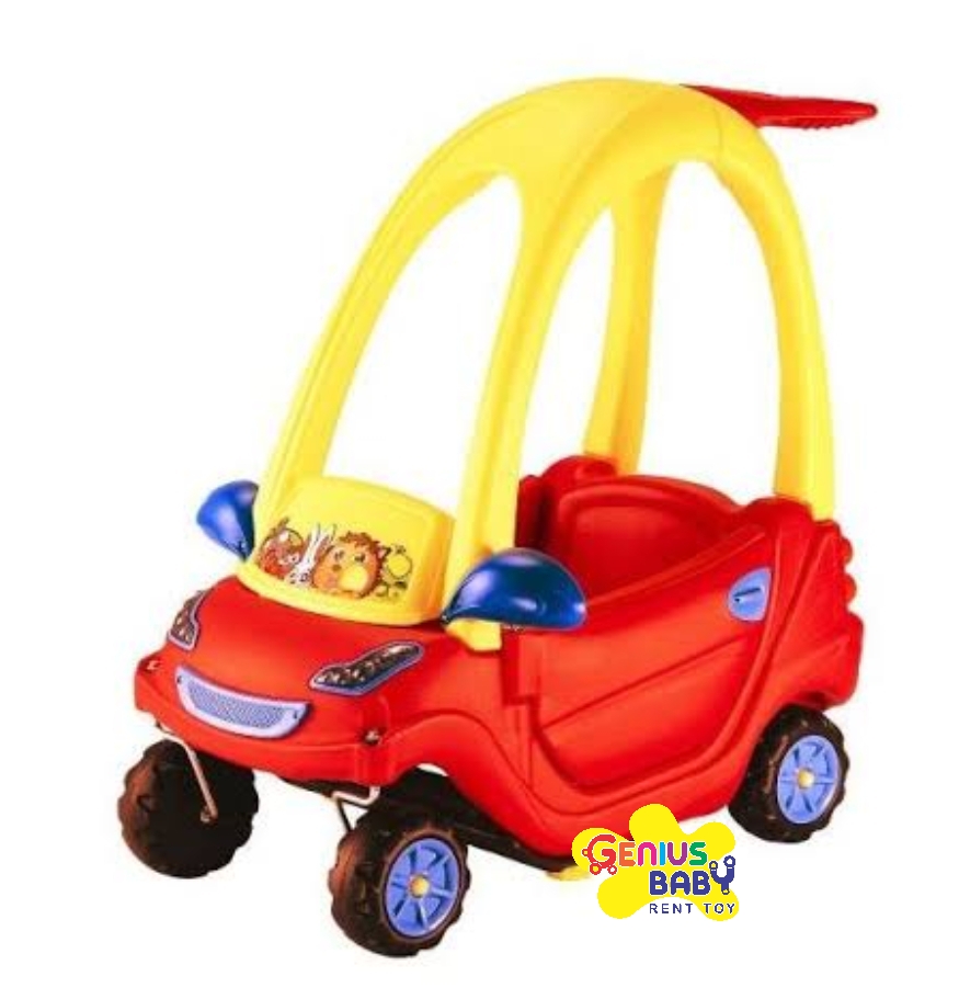 SMART COUPE CAR CHING CHING CA-11 RED YELLOW