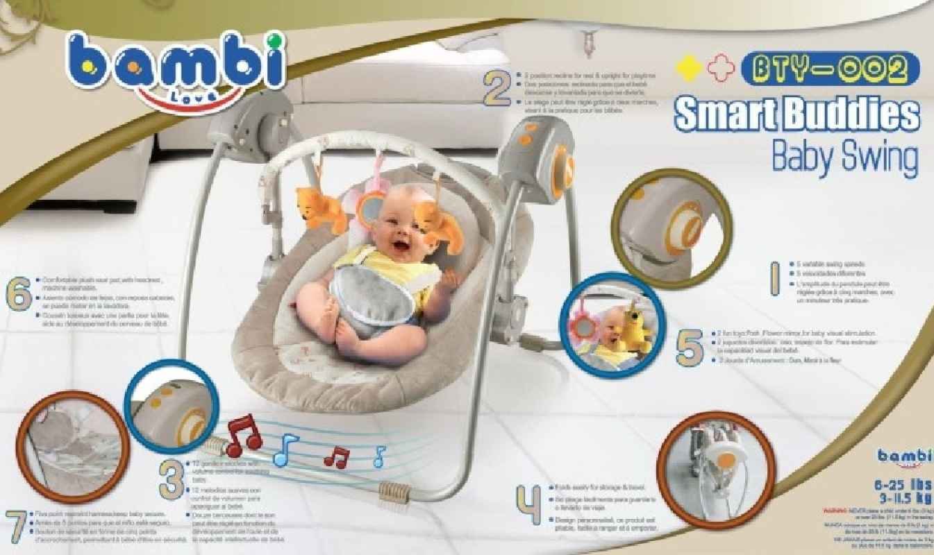BAMBI BABY SWING PORTABLE 02