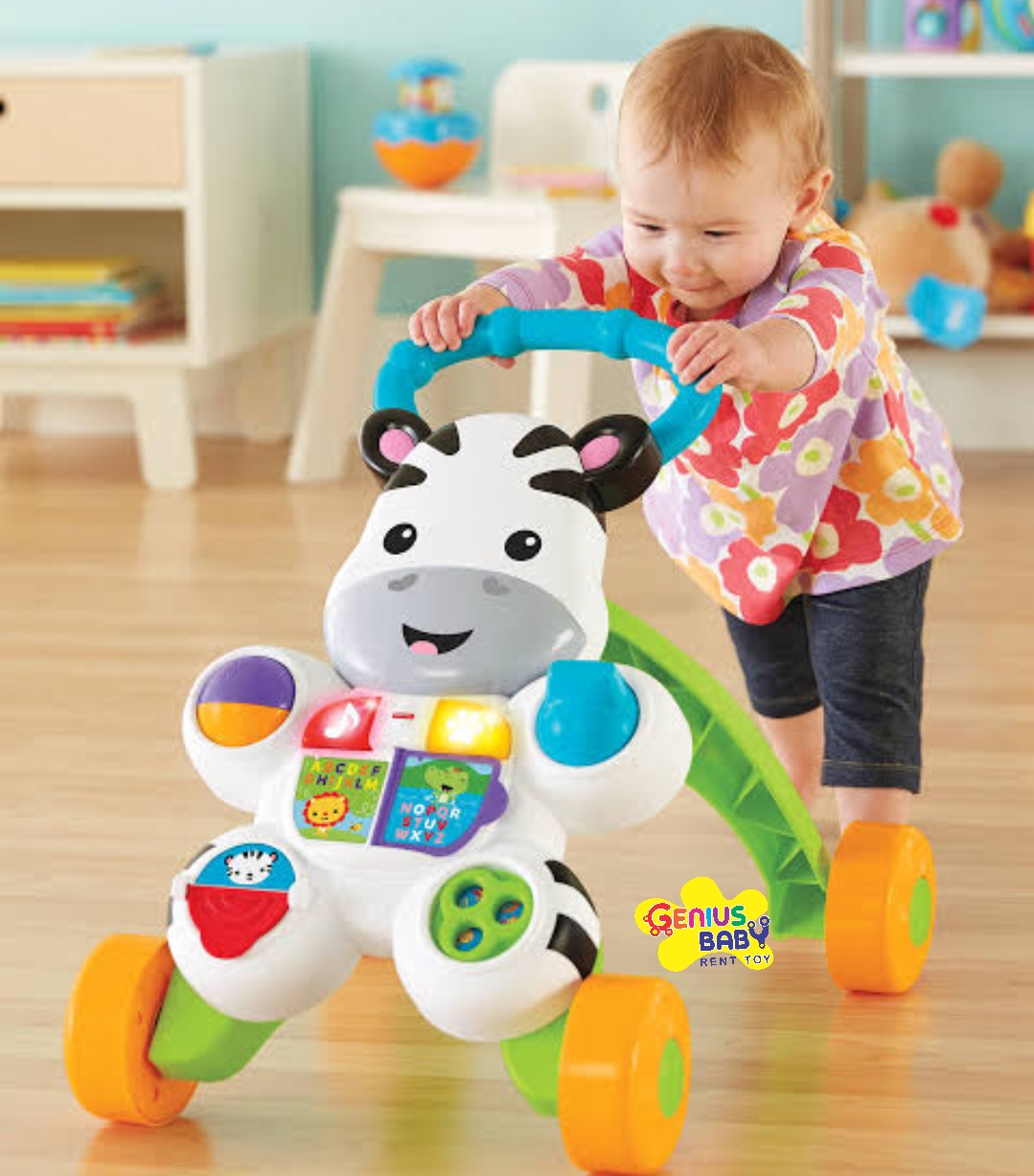 PUSHWALKER FISHER PRICE LEARN WITH ME ZEBRA