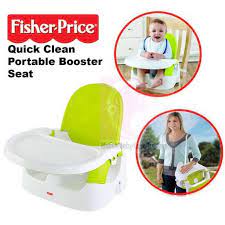 FISHER PRICE QUICK CLEAN GO PORTABLE BOOSTER SEAT BCD26 GREEN