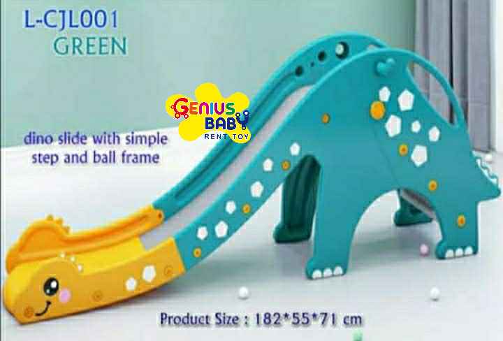 SLIDE PARKLON DINO KID WITH SIMPLE STEP AND BALL FRAME